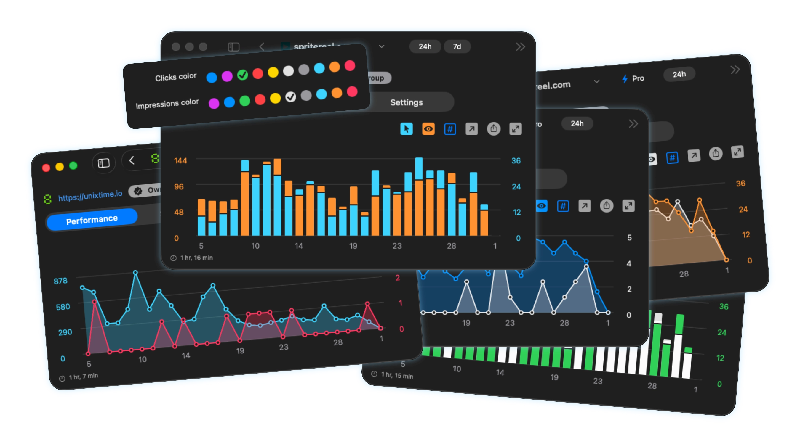 Search Panel custom graph colour themes on Mac